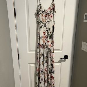 Lulus white vacation maxi